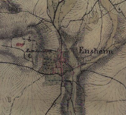 Ensheim im Jahre 1836
